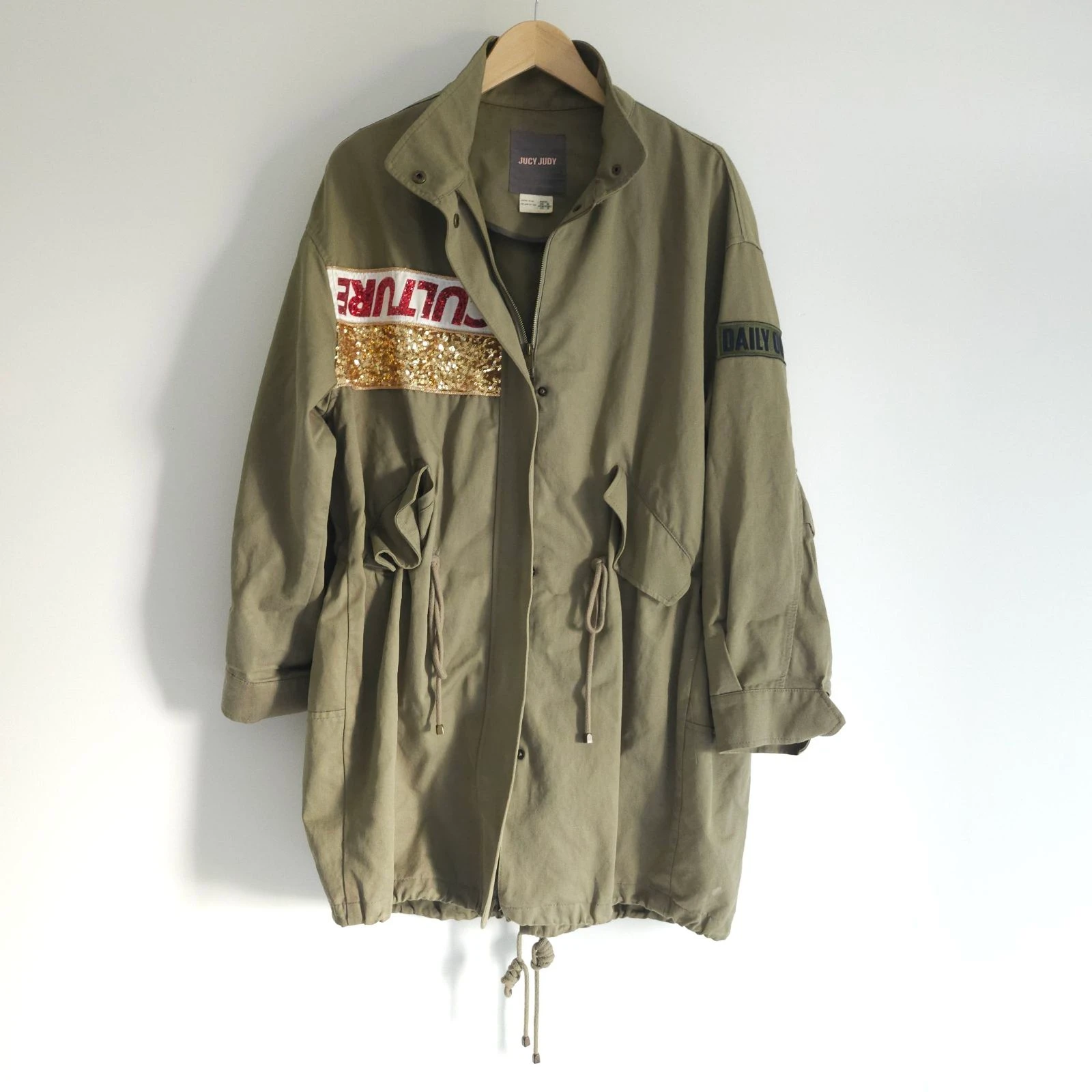 Jucy Judy korean fashion trench kaki army